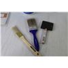 Image 6 : Cheese Cloth - Wall Covering Adhesive - Paint Brushes - Storage Bag - Trim Caulk Strip