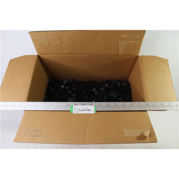 Lot of 7/8" Plastic Square Tube Feet