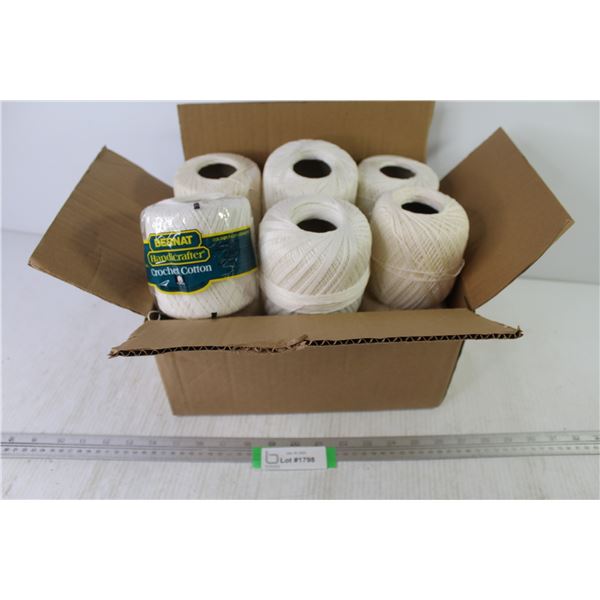 (12) Rolls of Crochet Cotton