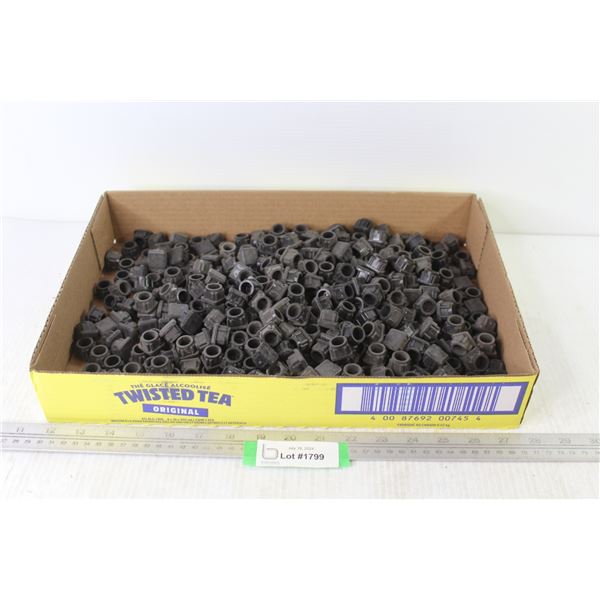 Lot of 7/8" Plastic Square Tube Feet