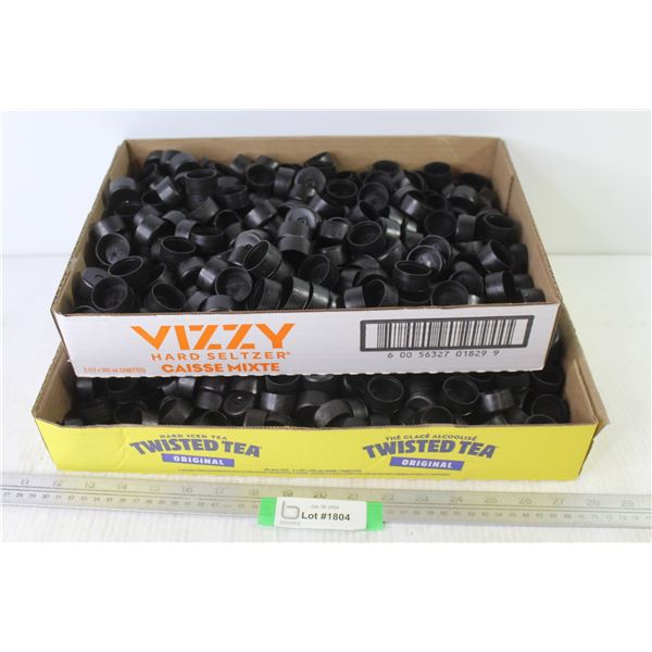 (2) Flats of 1" Plastic Caps