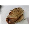 Image 3 : (3) Baseball Gloves (2 Left handed - 1 Right) - Rawlings - Spalding - Collegiate