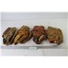 Image 1 : (4) Baseball Gloves (4 Left Hand) - Eaton - Cooper