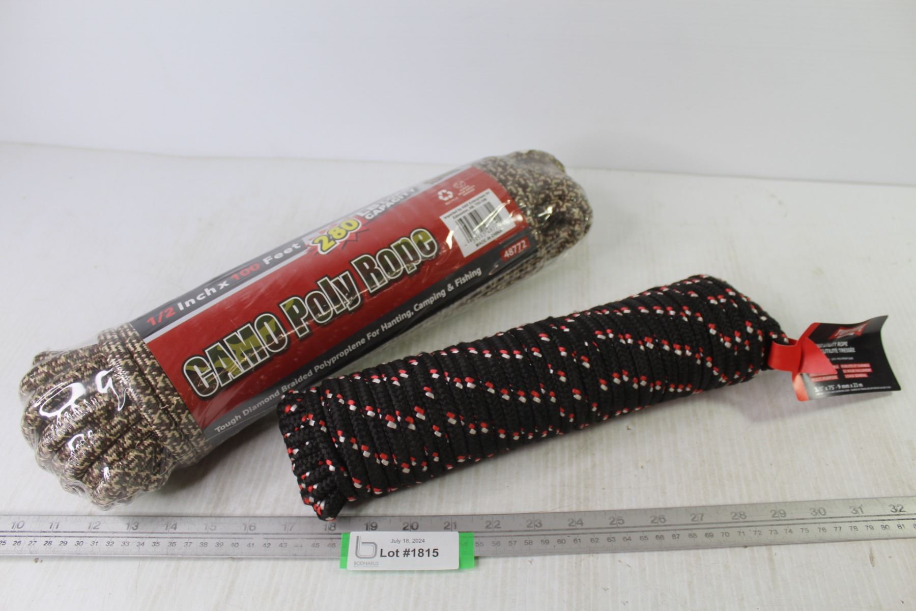 Polypro Camo Cord Rope 98483 – 50Ft X 1/4 Inch Diameter