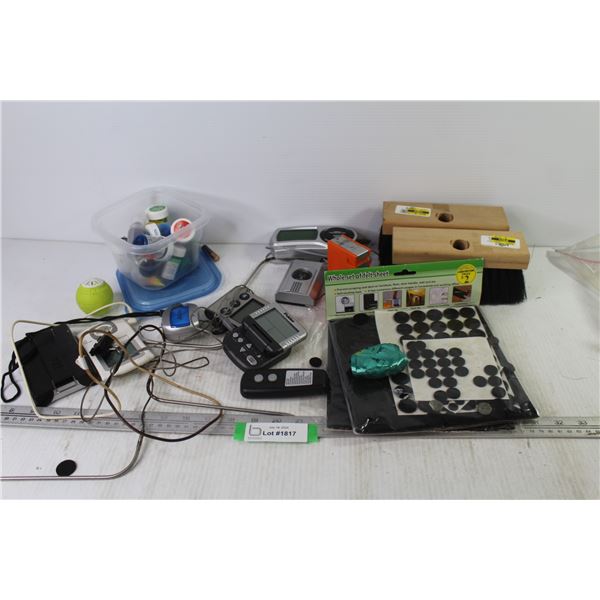 Edible Cake Paint - Accu-Temp Timer Thermometer - (2) 7" Brush Heads - Felt Set - Misc. Items