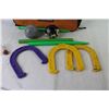 Image 2 : Rigid Tool Case - Plastic Horseshoes w/Posts - (2) Hard Plastic Balls