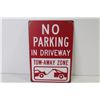 Image 3 : No Parking Sign (12" x 8")