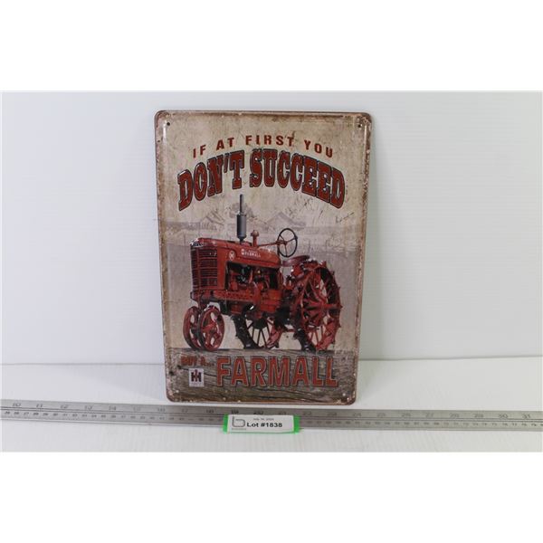 Farmall Sign (12" x 8")