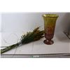 Image 1 : Mosaic Vase & Faux Plants