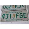 Image 3 : (5) Saskatchewan Licence Plates