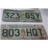 Image 4 : (6) Saskatchewan Licence Plates