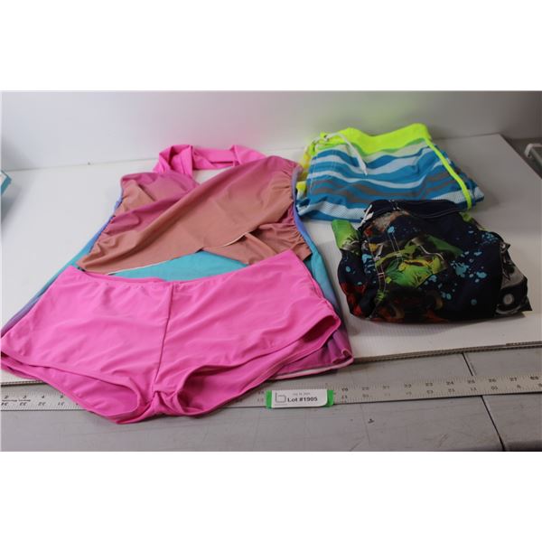 Kids 10/12 Swimming Trunks, Men's 36 Swimming Trunks, Women's Size XL Bathing Suit