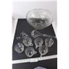 Image 1 : Punch Bowl With Ladle & 6 Cups