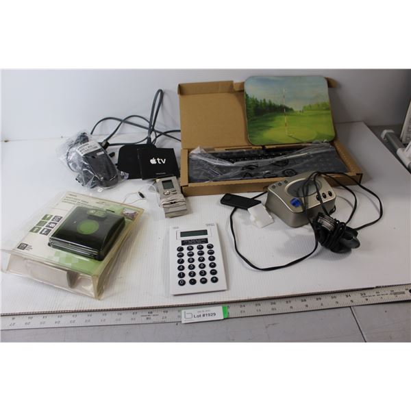 Apple Tv Box, Keyboard, Mousepad, Misc. Electronics