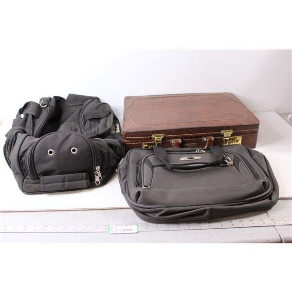 (3) Bags - Duffel Bag, Briefcase, Small Bag