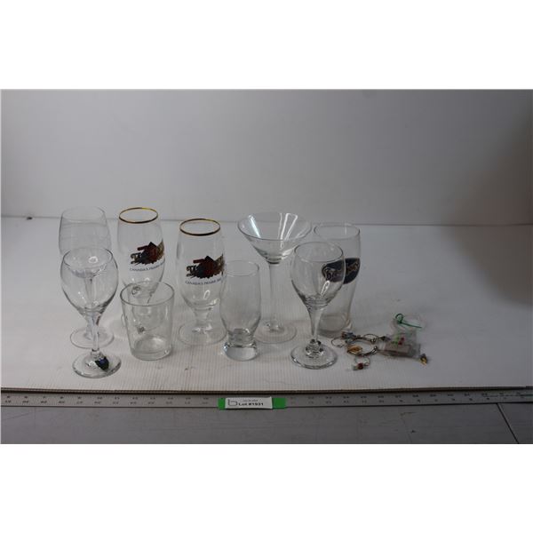 Assorted Glassware