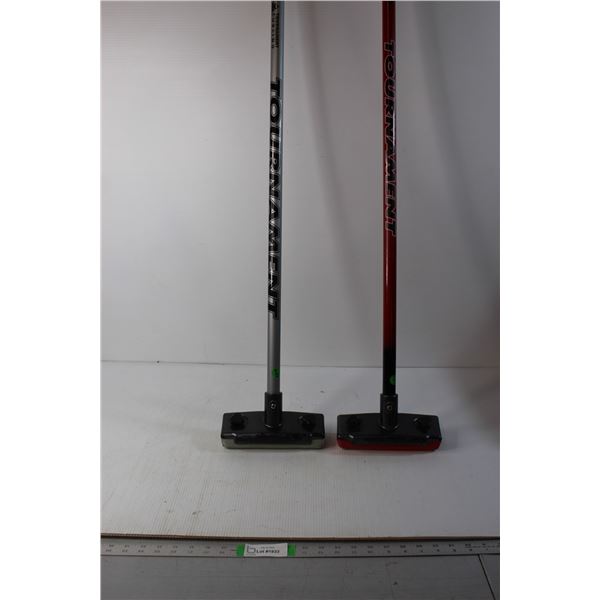 *(2) Curling Brooms