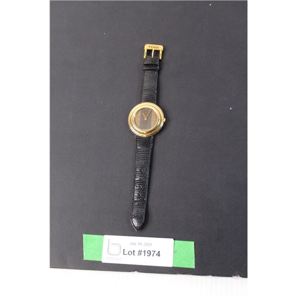 Fendi Quartz Watch - Untested, Authenticity Not Guaranteed