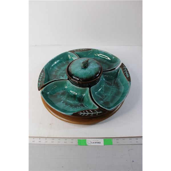 Blue Mountain Pottery Serving Set
