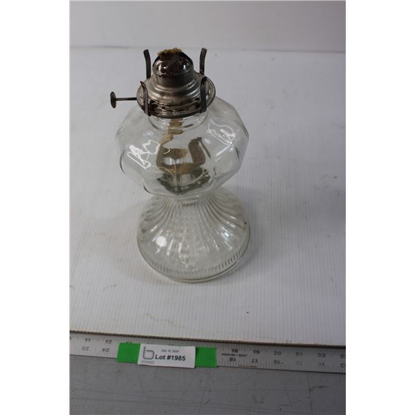 Round Kerosene Lamp with Wick