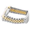 Image 6 : Rolex Mens Two Tone Silver Index Fluted Bezel Jubilee Band Datejust Wristwatch