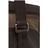 Image 6 : Chanel Brown Leather Green Canvas Large wild Stitch Bag