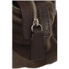 Image 7 : Chanel Brown Leather Green Canvas Large wild Stitch Bag