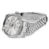 Image 3 : Rolex Mens Stainless Steel 36MM Silver Index White Gold Fluted Bezel Datejust Wr