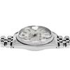 Image 5 : Rolex Mens Stainless Steel 36MM Silver Index White Gold Fluted Bezel Datejust Wr