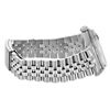 Image 7 : Rolex Mens Stainless Steel 36MM Silver Index White Gold Fluted Bezel Datejust Wr