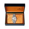 Image 9 : Rolex Mens Stainless Steel 36MM Silver Index White Gold Fluted Bezel Datejust Wr