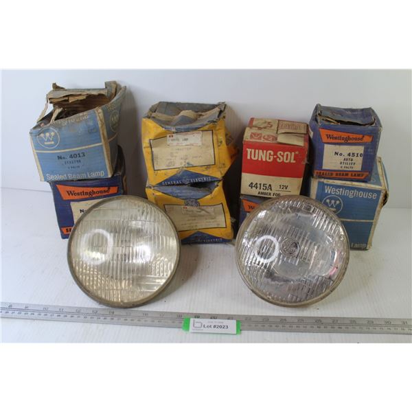 (10) Sealed Beam Head Lamps