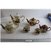 Image 1 : (4) Teapots, Cream and Sugar