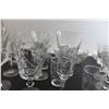 Image 2 : (20+) Pinwheel Crystal Dishware