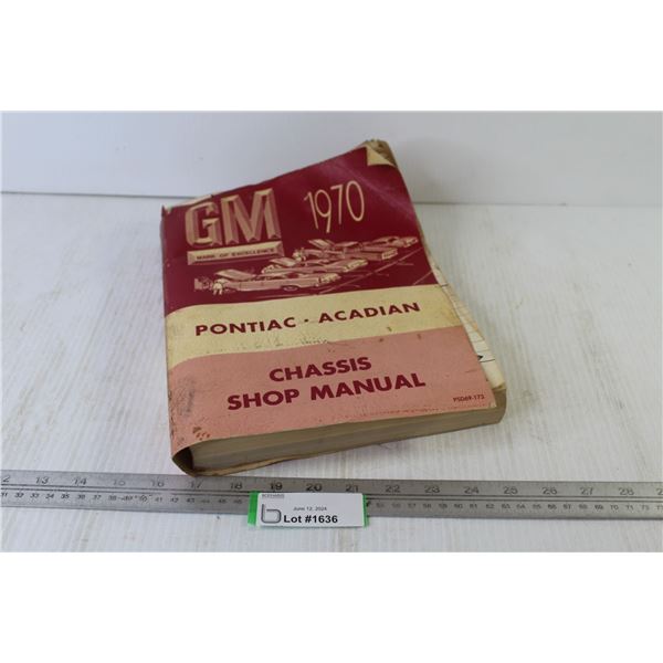 GM 1970 Pontiac - Acadian Chassis Shop Manual