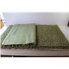 Image 2 : (4) Green Shaggy Carpets (20" x 35")