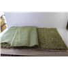 Image 3 : (4) Green Shaggy Carpets (20" x 35")