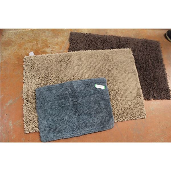 (3) Bath Carpets