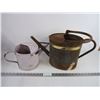 Image 1 : (2) Metal Watering Cans