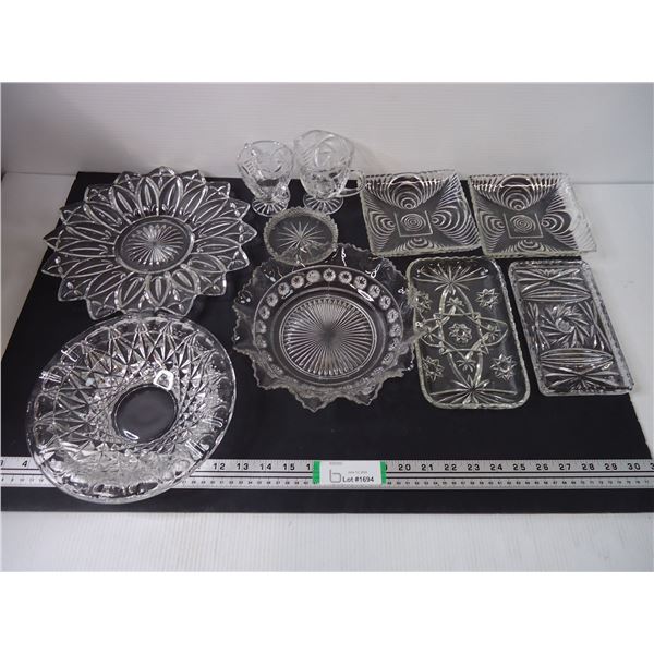 (10) Pieces of Assorted Glassware