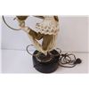 Image 3 : Vintage Chalkware Ballerina Lamp - No Shade Untested & 21" Tall Without Harp
