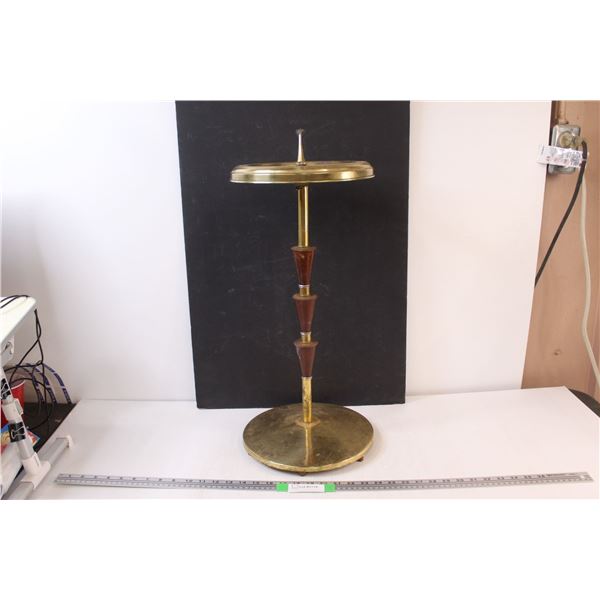 * Vintage Brass Ashtray Stand - No Ashtray