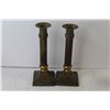 Image 2 : (4) Vintage Metal Candle Holders