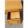 Image 3 : **Wood Office Desk - Five Drawers - 50" x 30" x 31"