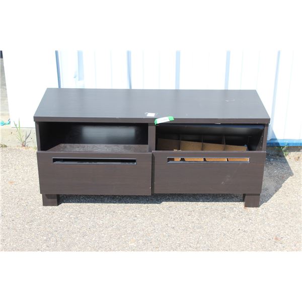 **TV Stand w/Two Drawers - 47" x 16" x 22"