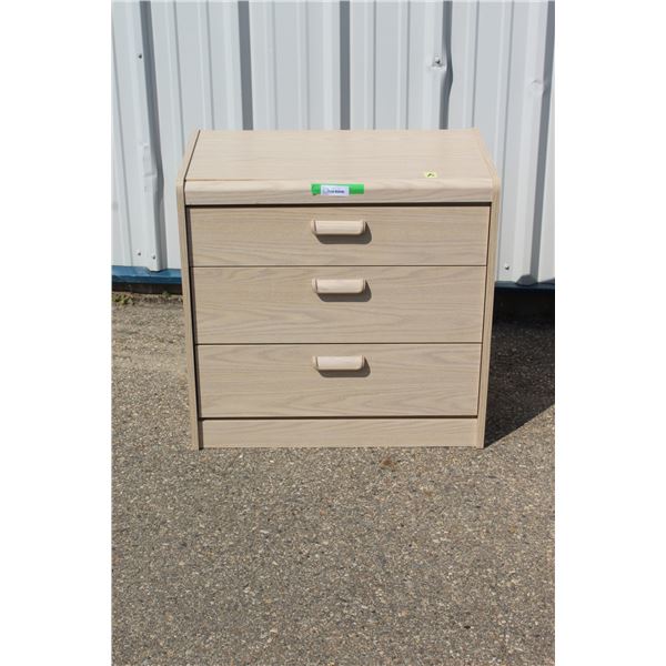 **Three Drawer End Table - 30" x 17.5" x 29.5"