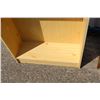 Image 3 : **(2) Book Shelves - Blonde (2 Shelves - 27" x 9.5" x 34") Dark (No Shelves - 29" x 12" x 36")
