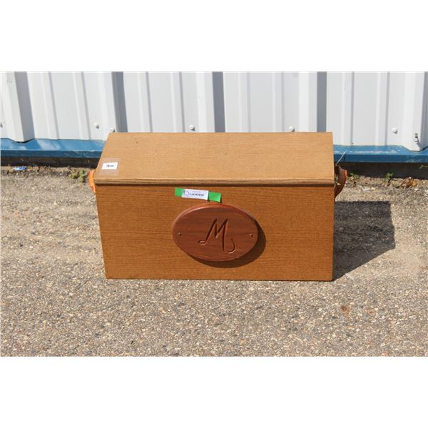 **Wooden Memory Storage Box - 24" x 10" x 12"