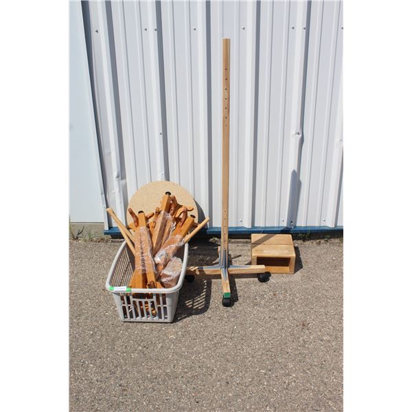 **Various Wooden Display Stands Lot