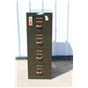 Image 1 : **Four Drawer Filing Cabinet - Green Metal - 18.5" x 24" x 52"